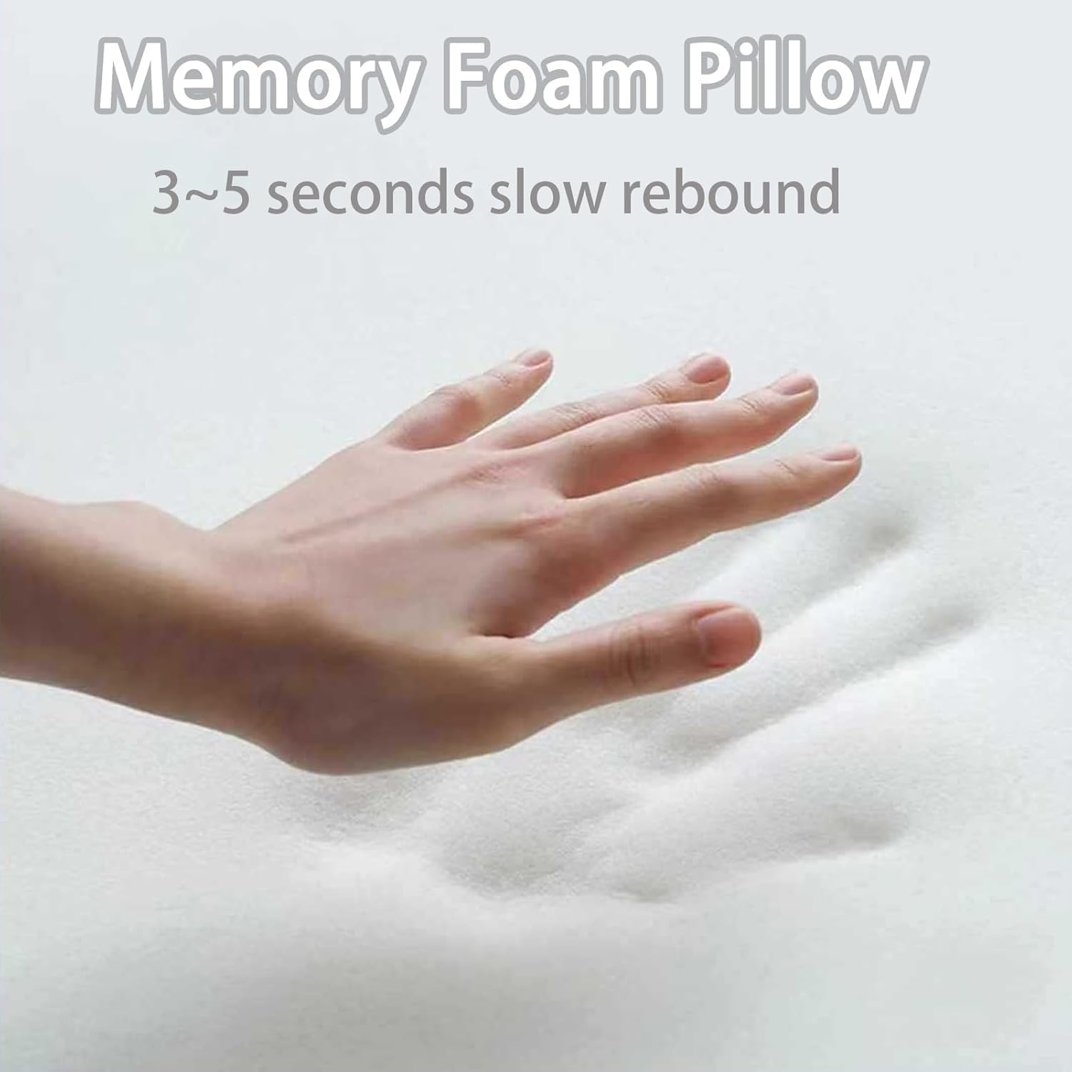 Ergonomic Sleep Apnea Relief Pillow - Memory Foam Neck & Spine Support
