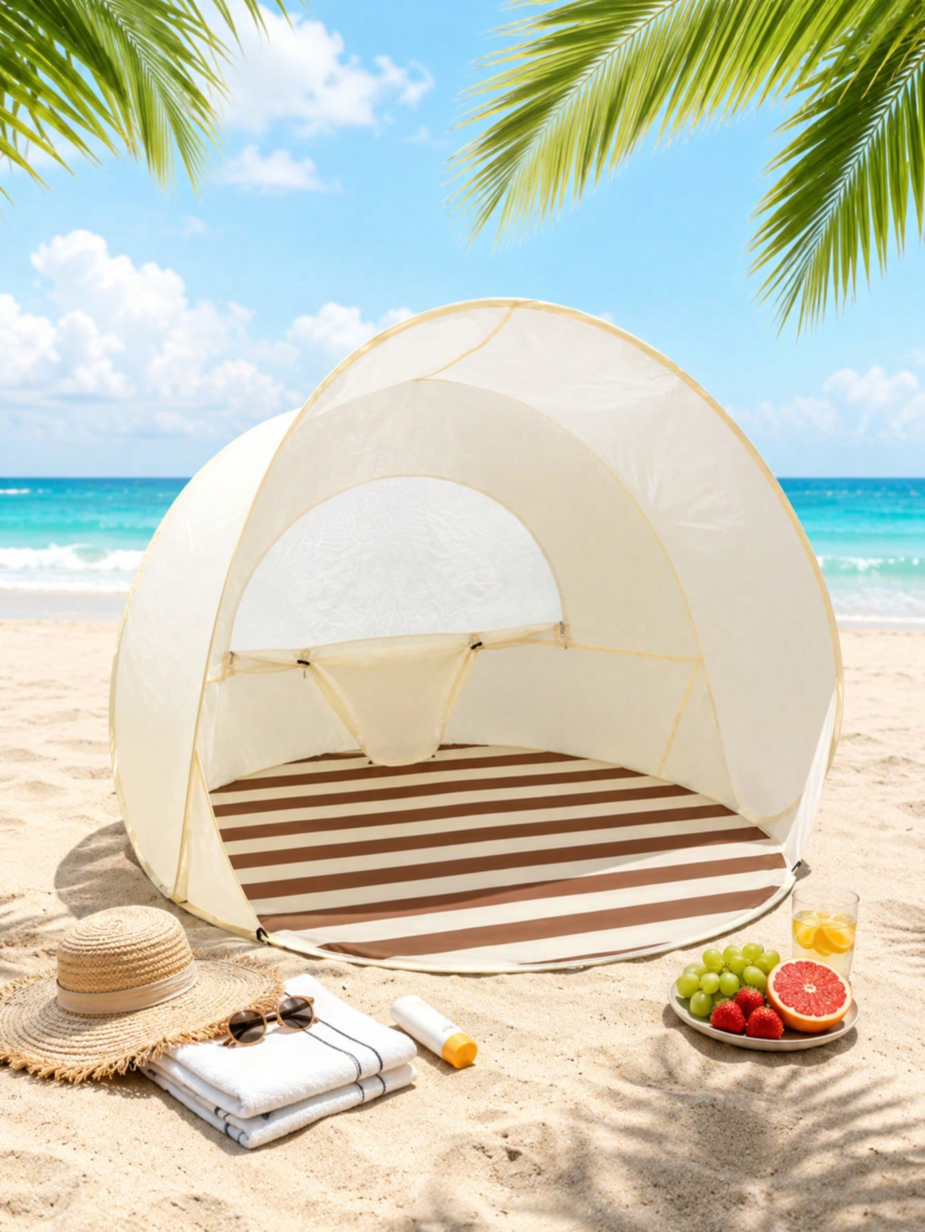 Portable Beach Tent,Lightweight Sun Shelter