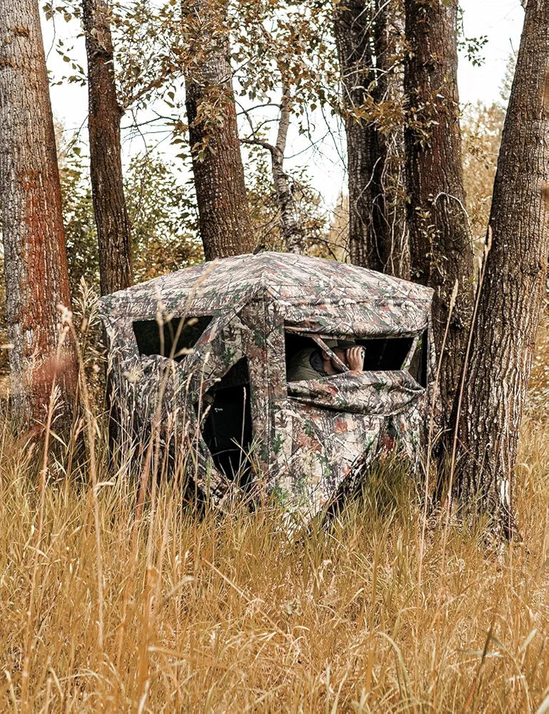 Hunting Blind 270°Full See Through with Windproof Curtain