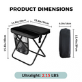 12" Portable Collapsible Stool