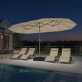 LED Sky — All-Weather Solar Patio Umbrella